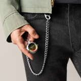 Fossil Y2K Big Tic 40MM Stainless Steel Pocket Watch