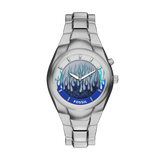 Fossil Y2K Big Tic 40MM Stainless Steel Digital Watch