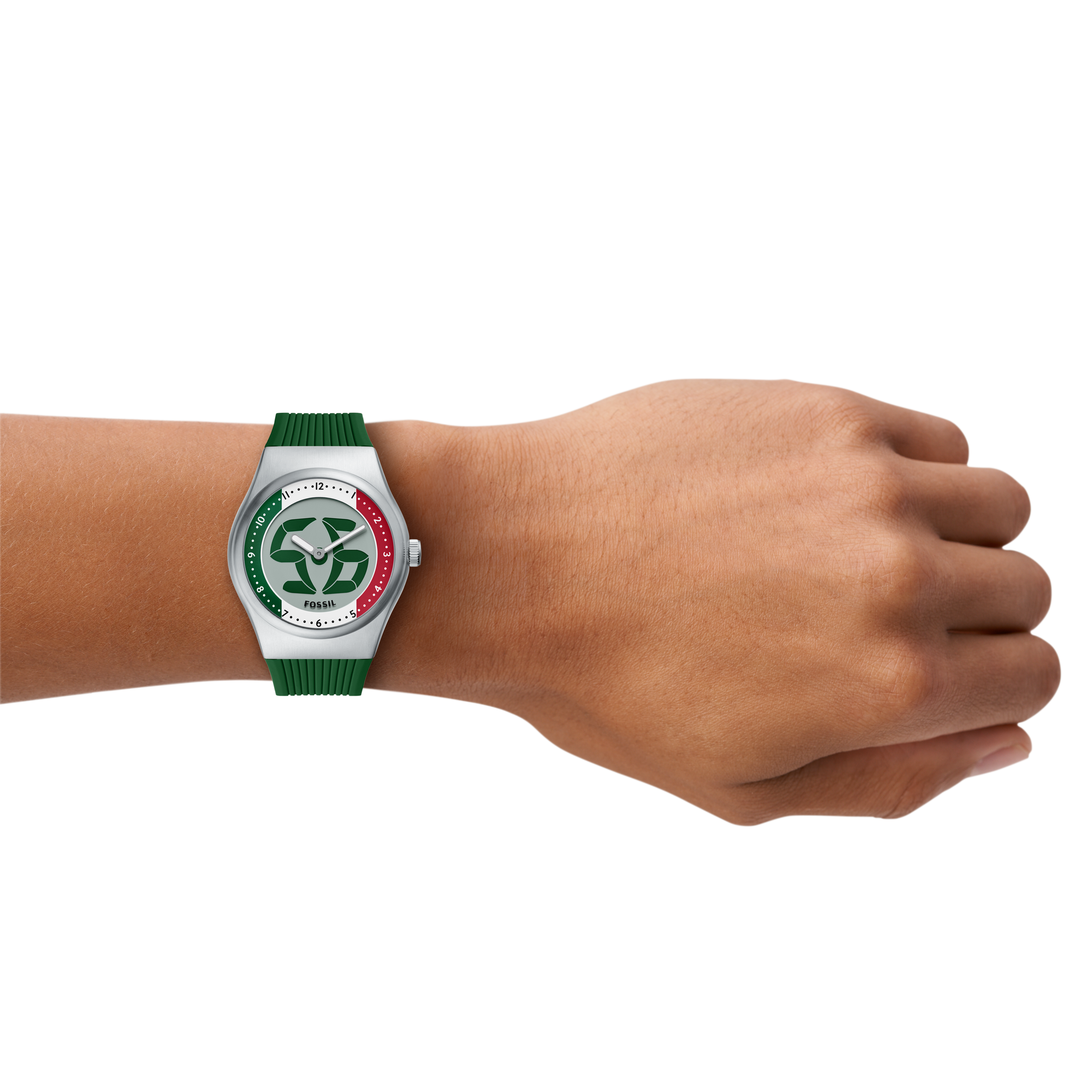 Fossil World Flags Big Tic Mexico Watch