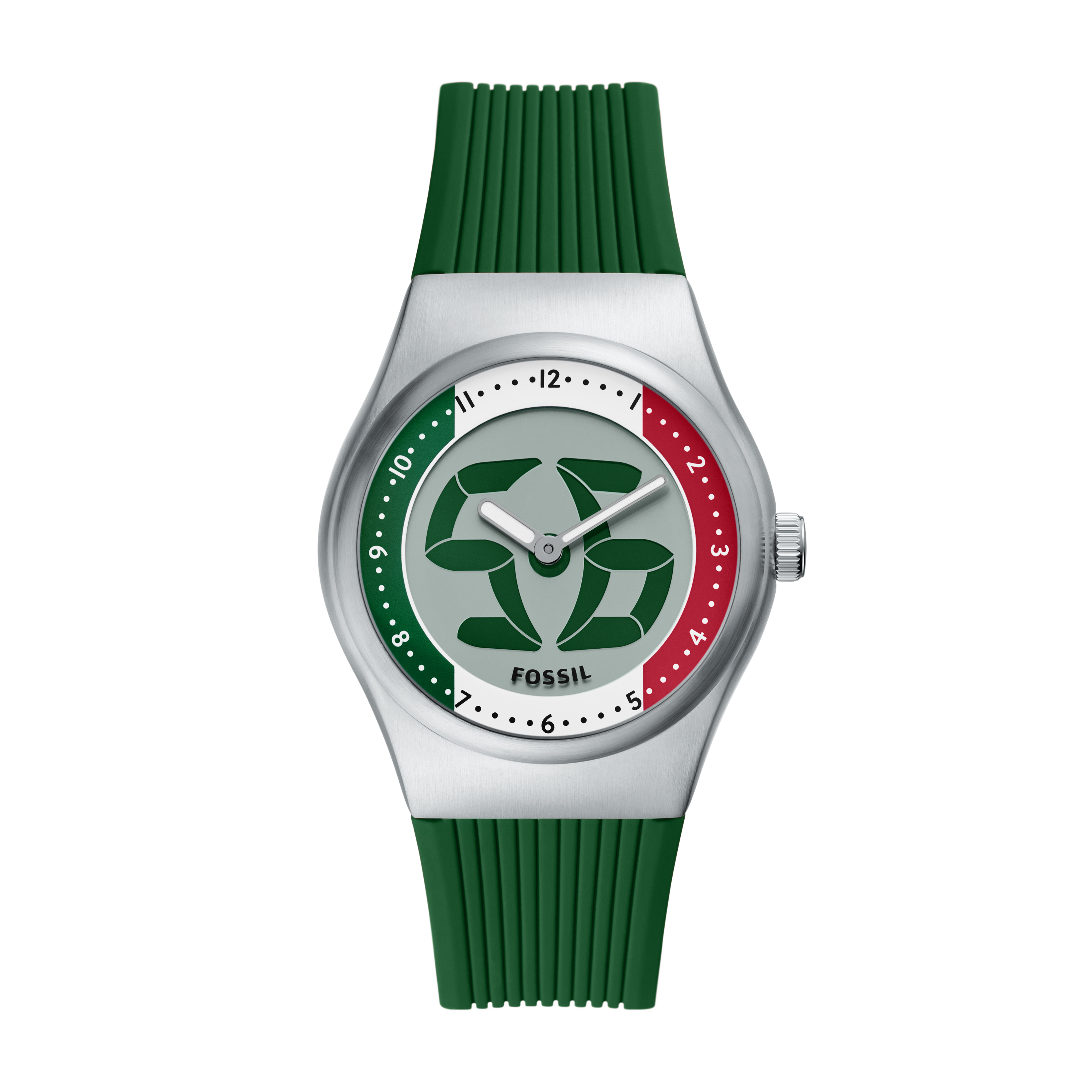Fossil World Flags Big Tic Mexico Watch