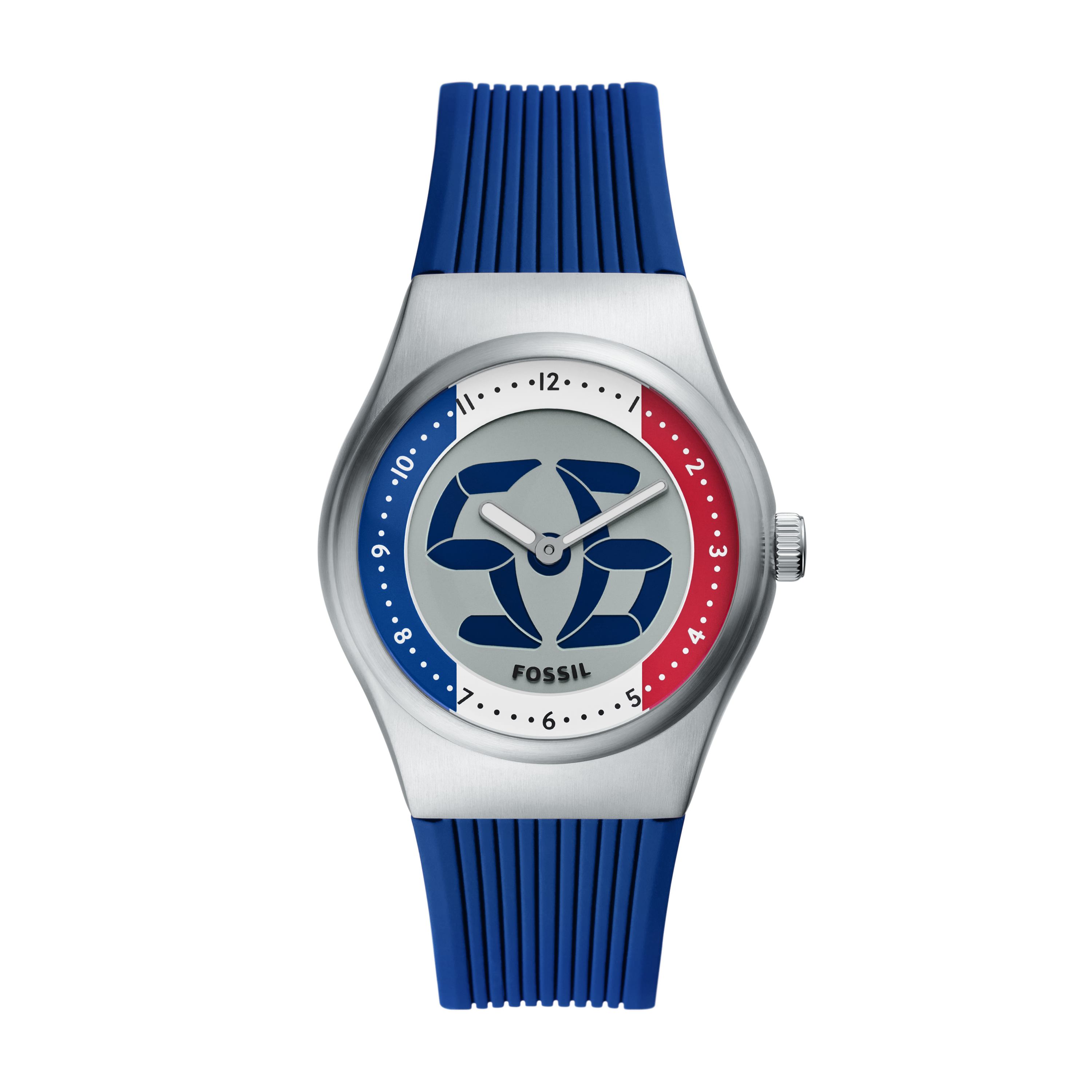 Fossil World Flags Big Tic France Watch