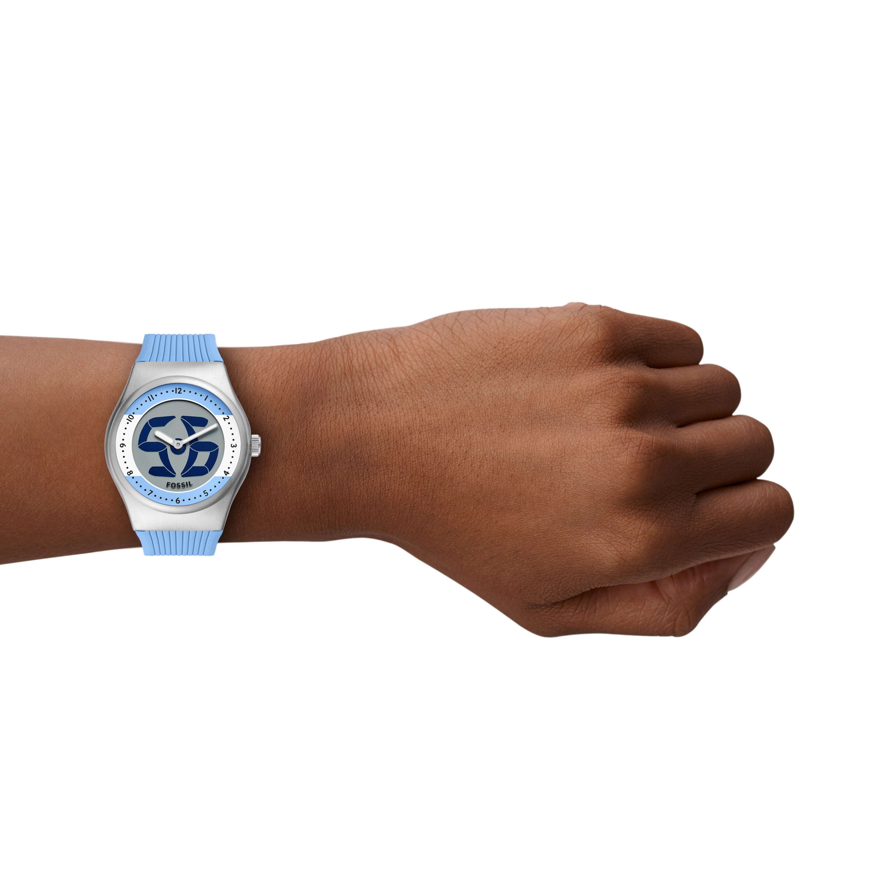 Fossil World Flags Big Tic Argentina Watch