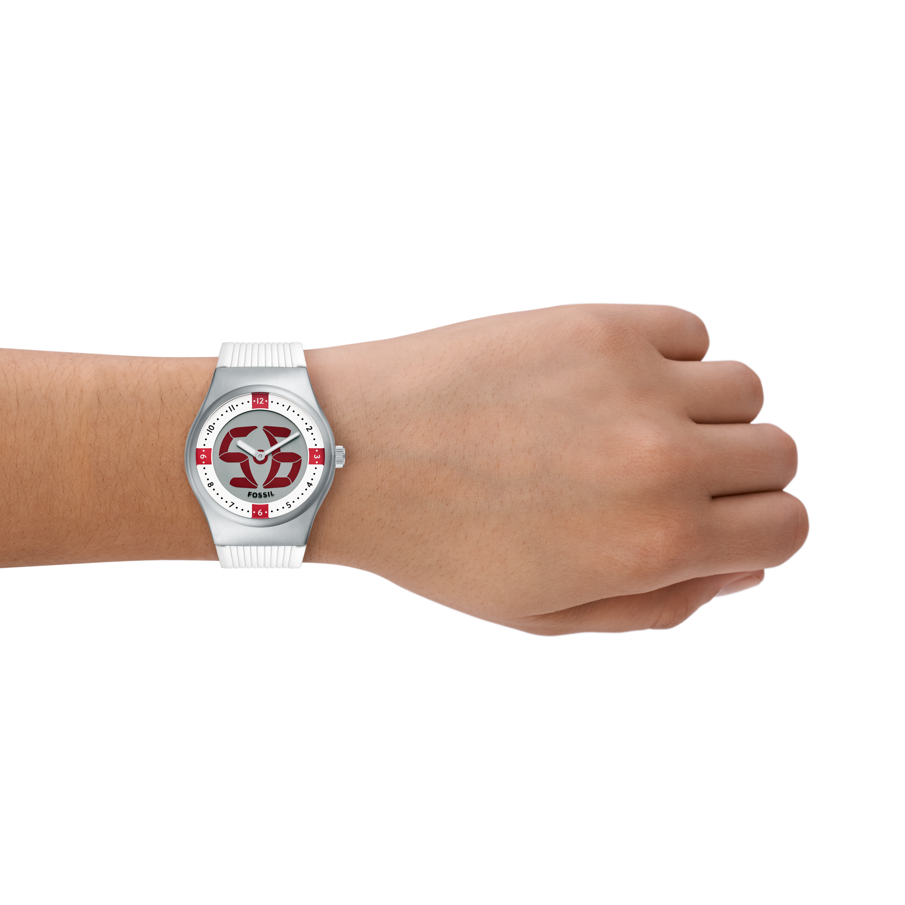 Fossil World Flags Big Tic England Watch