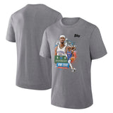 Oklahoma City Thunder Shai Gilgeous-Alexander (SGA) Gray Topps NBA Home Court Tri-Blend T-Shirt