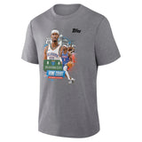 Oklahoma City Thunder Shai Gilgeous-Alexander (SGA) Gray Topps NBA Home Court Tri-Blend T-Shirt