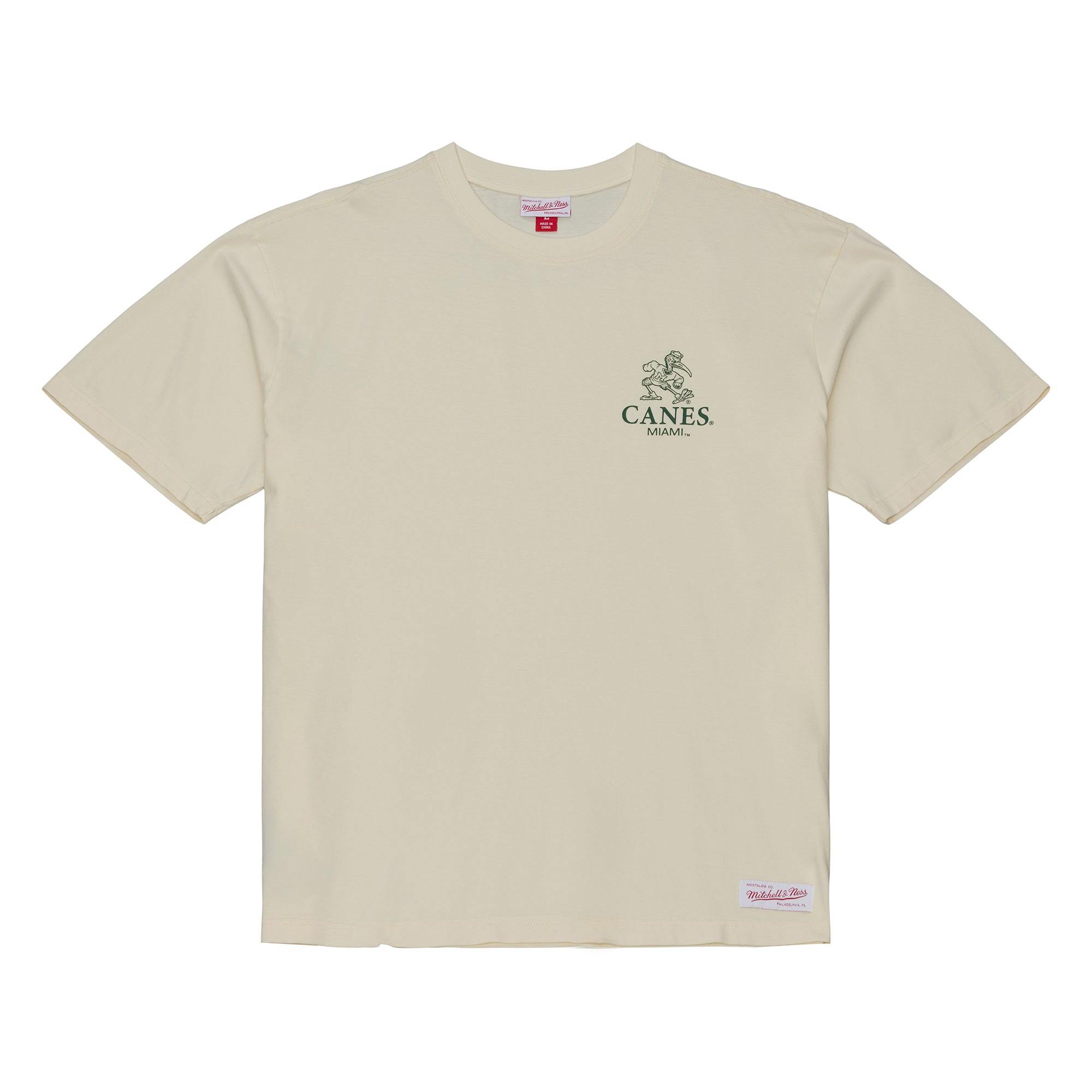 Mitchell & Ness NCAA Core Essentials SS Tee Miami Hurricanes