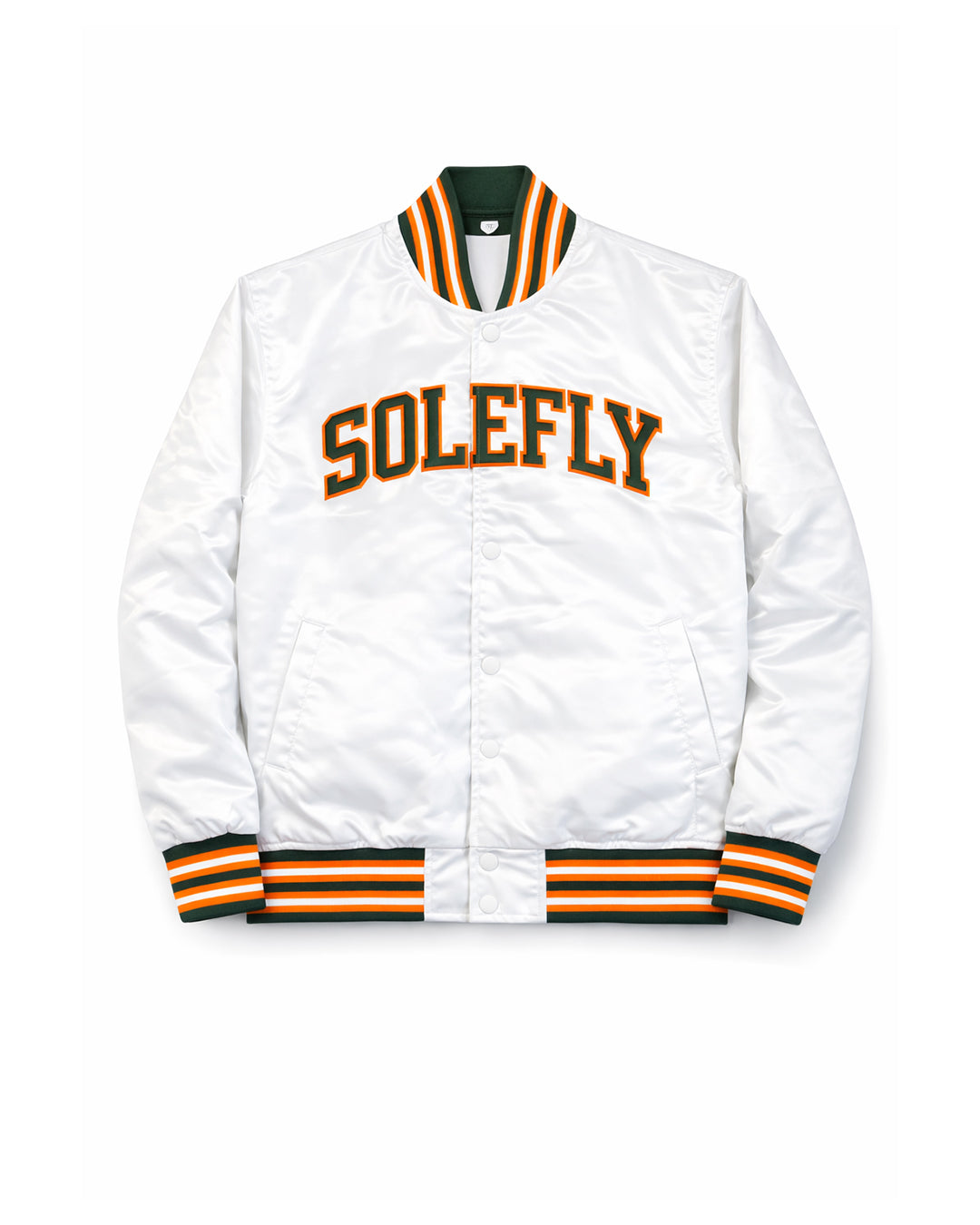 Sole Fly Miami Uncle Luke Varsity Block Jacket White