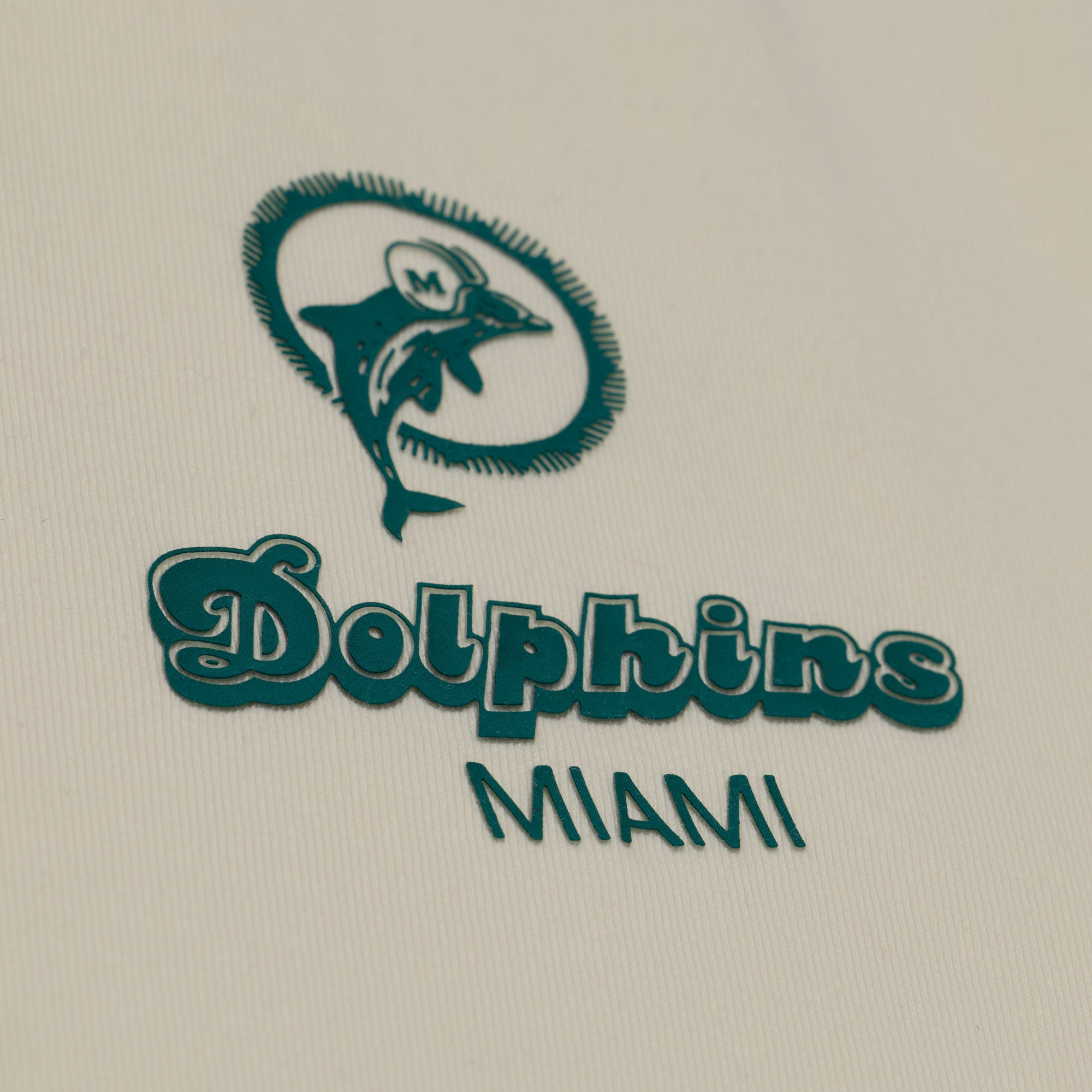 Mitchell & Ness WMNS NFL Core Essentials Crop Boxy Tee Miami Dolphins