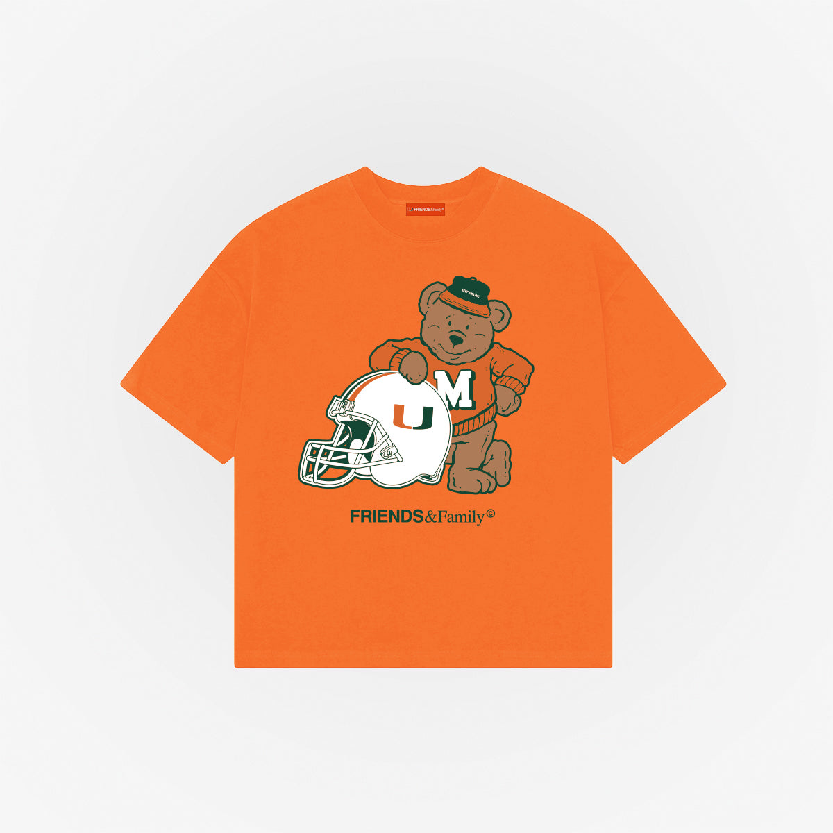 Friends & Family NCAA University of Miami Teddy UM Tee