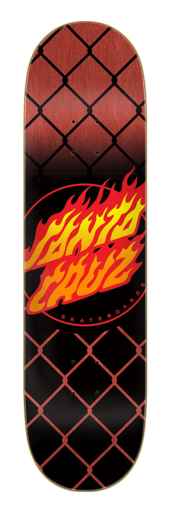 Flame Dot Chain Santa Cruz Deck 8.25in