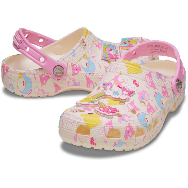 Crocs X Hello Kitty and Friends Pastel Classic Clog