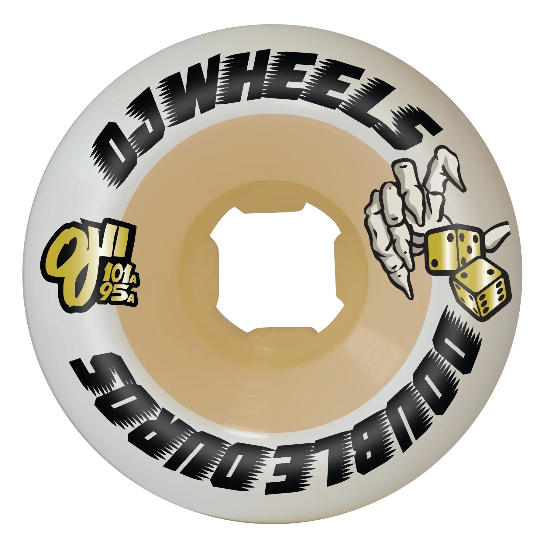 54mm Double Duro White Gum Mini Combo 101a/95a OJ Wheels – SoleFly