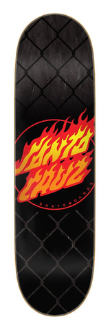 Flame Dot Chain Santa Cruz Deck 8.5in
