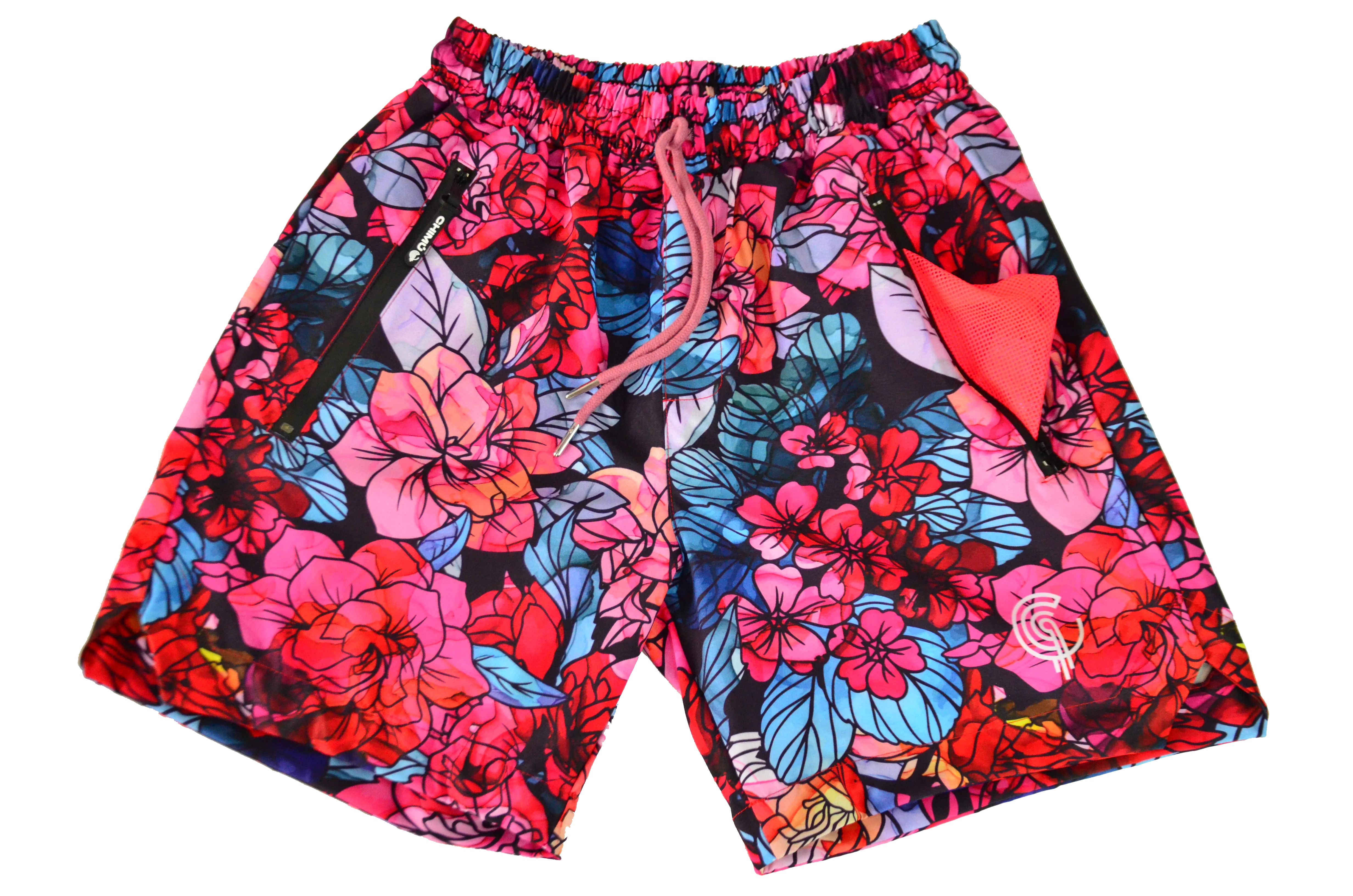 CHIMÚ Floral Escape Activewear Shorts