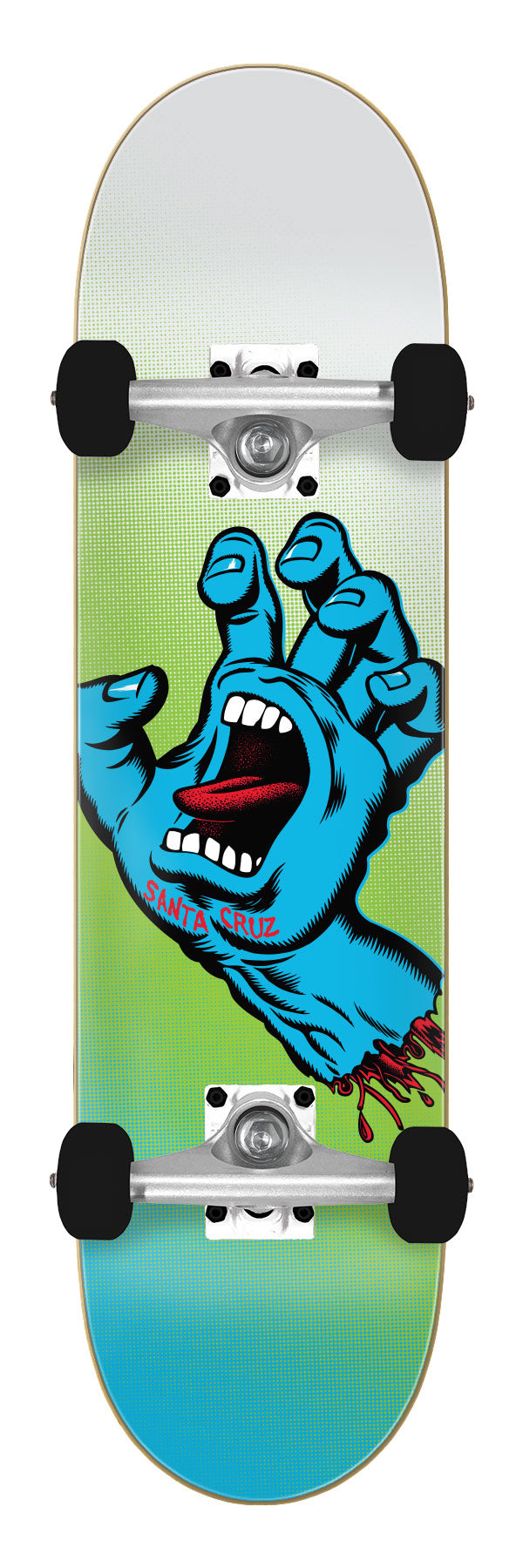 Screaming Hand Color Fade Full 8.0in Santa Cruz Skateboard Complete