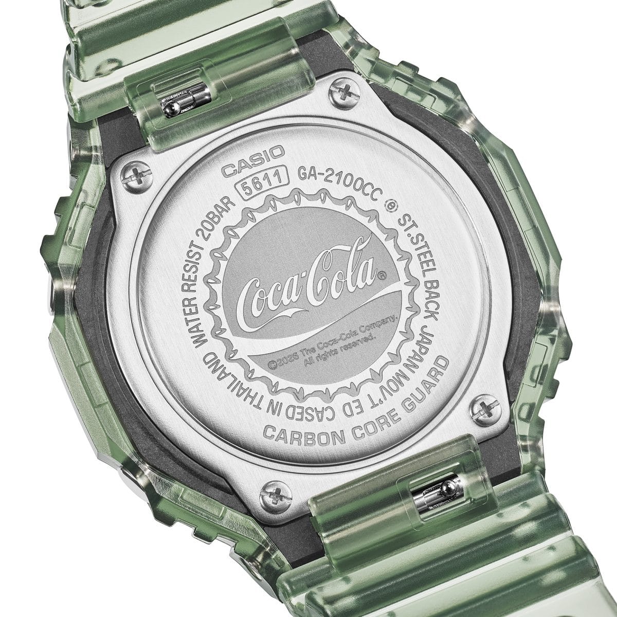 Casio G-Shock x Coca Cola Analog Digital 2100 Series Green Watch