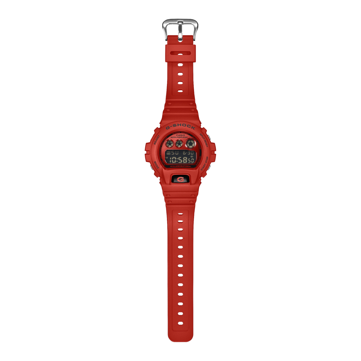 Casio G-Shock Digital 6900 Series Triple Red Watch