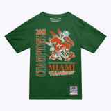 NCAA Retro Brush Tee Miami