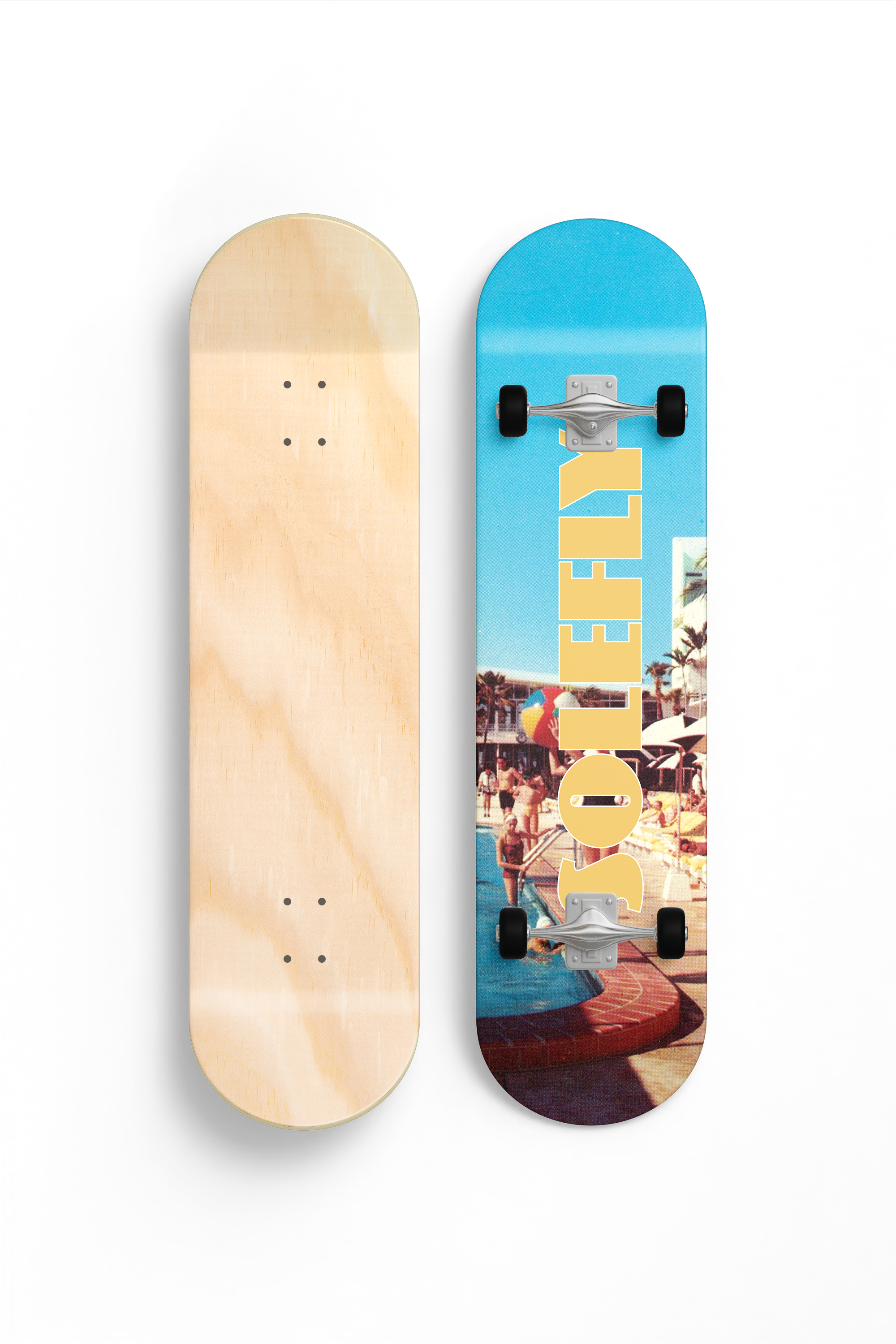 8.00" SoleFly Poolside Skatebaord Deck