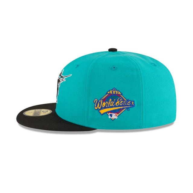 Florida Marlins World Series Teal Wool 59FIFTY Fitted