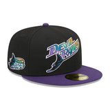 Tampa Bay Devil Rays Retro Jersey Script 59FIFTY Fitted Hat