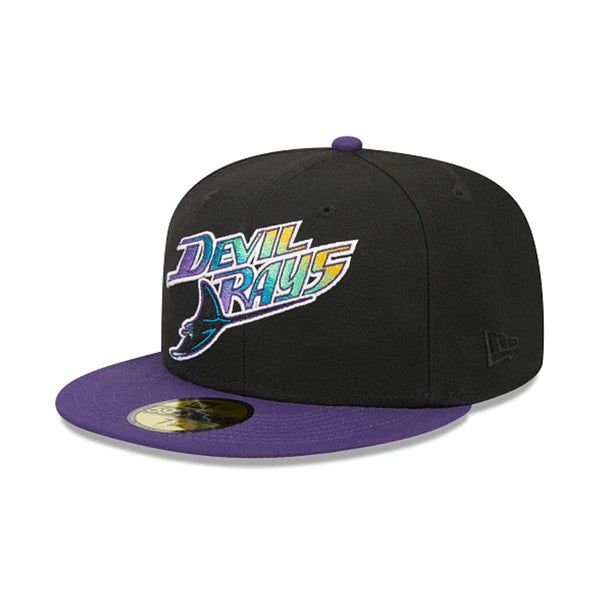 Tampa Bay Devil Rays Retro Jersey Script 59FIFTY Fitted Hat