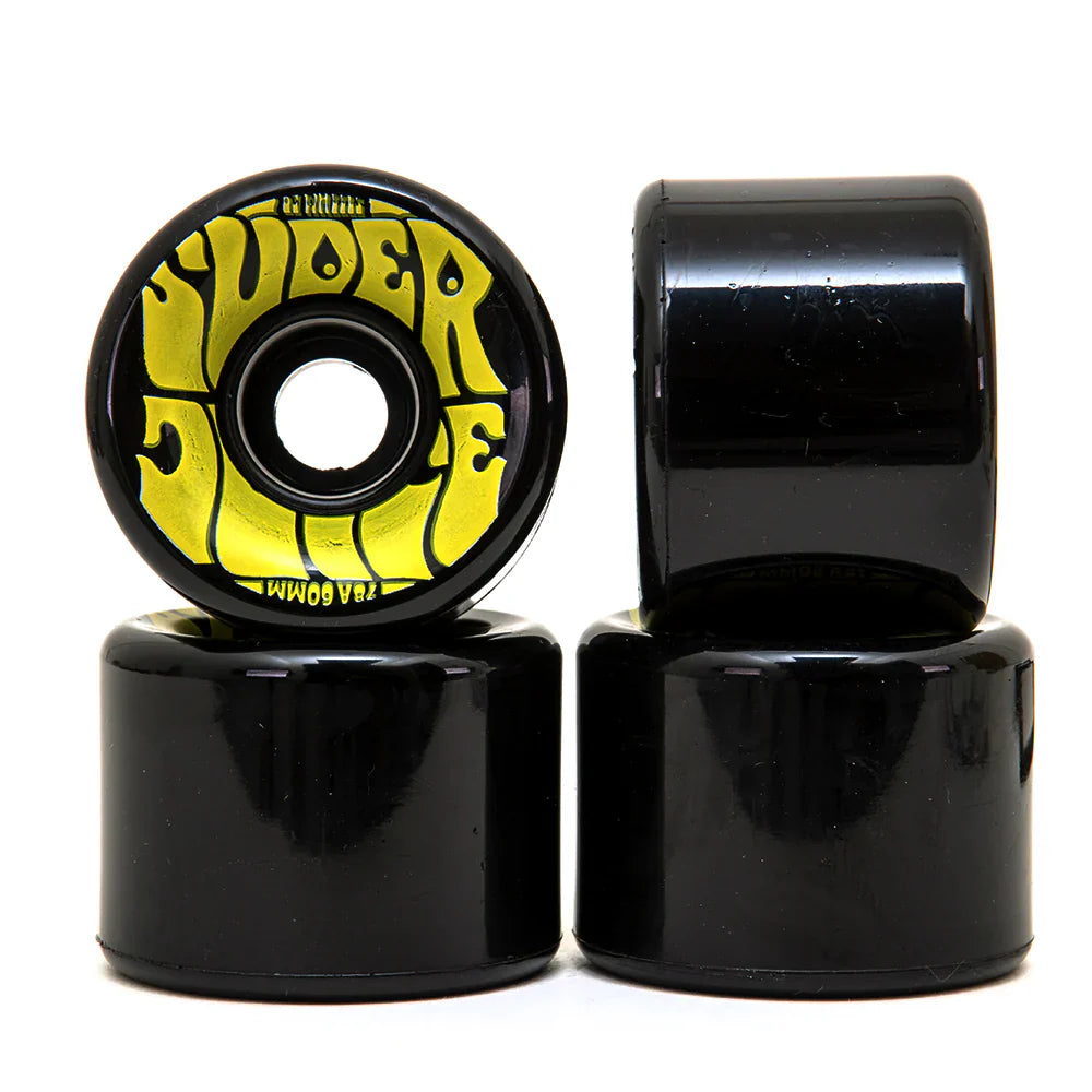 60mm Super Juice Black OJ Wheels 78a