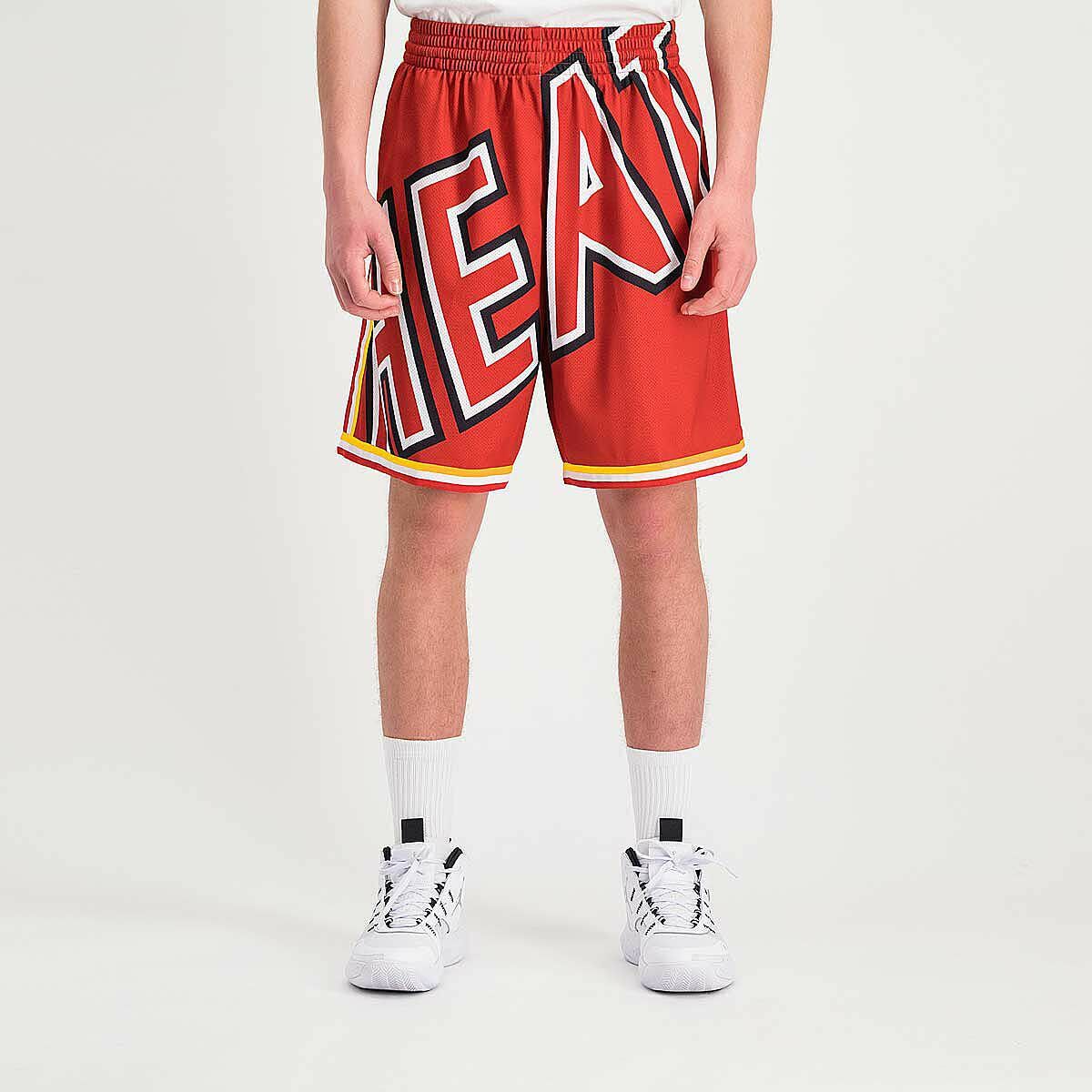 Mitchell & Ness NBA Miami Heat Blown Out Red Fashion Short