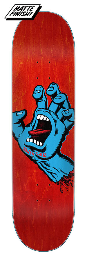 8.00in Screaming Hand Santa Cruz Skate Deck