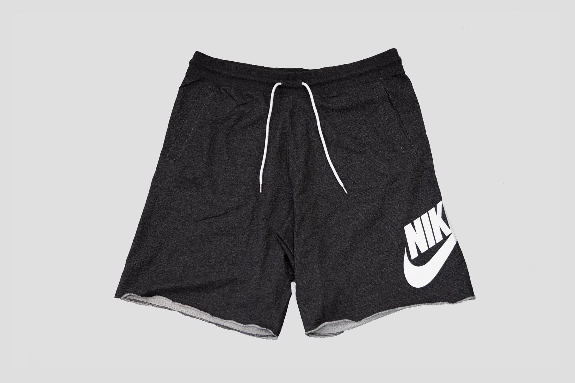 nike men's aw77 french terry alumni shorts