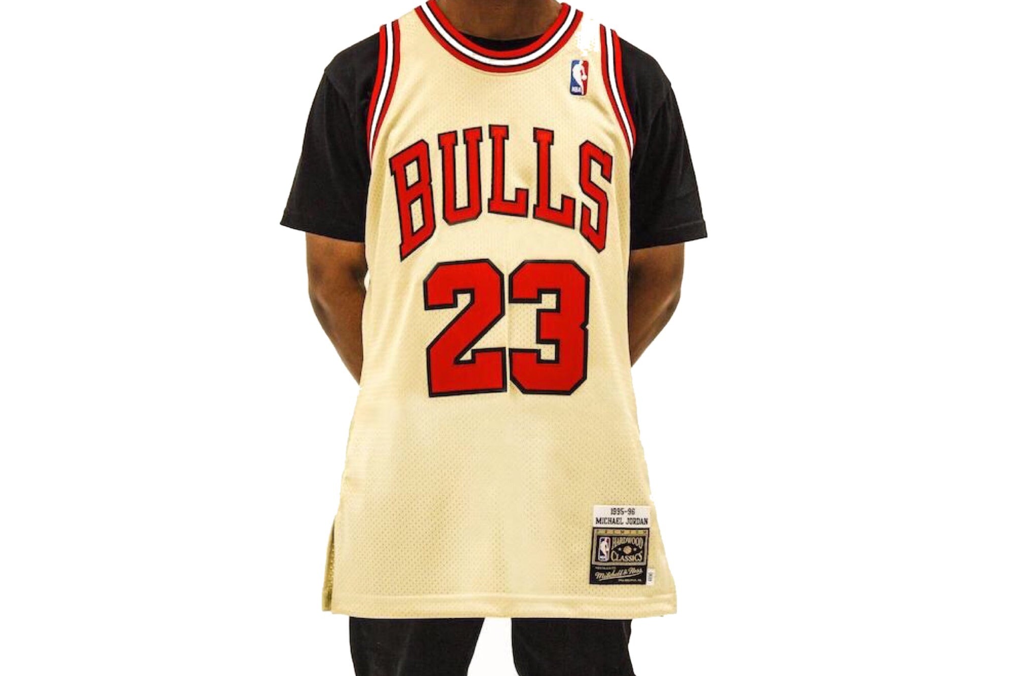 Mitchell & Ness Authentic 1995-96 Gold Chicago Bulls Michael
