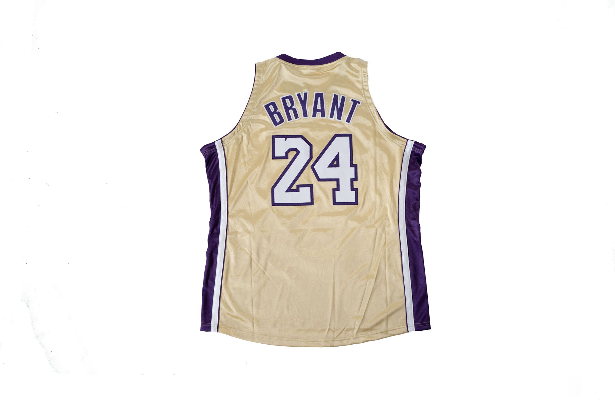 Los Angeles Lakers Kobe Bryant 24 Basketball Jersey NBA Black Gold