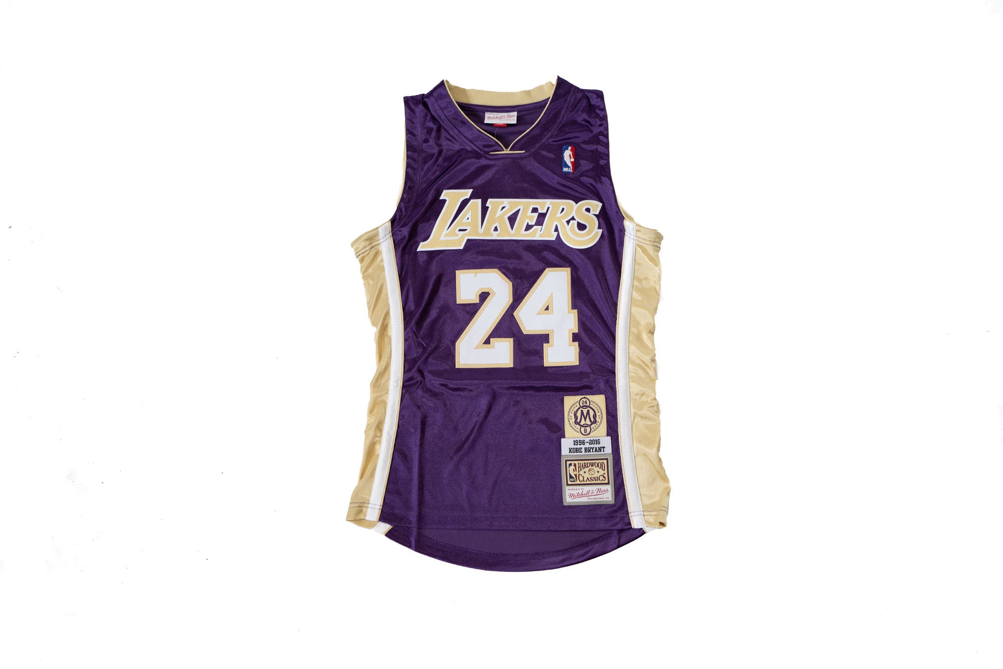 Mitchell & Ness Authentic HOF #24 Kobe Bryant Los Angeles Lakers 1996-2016 Jersey