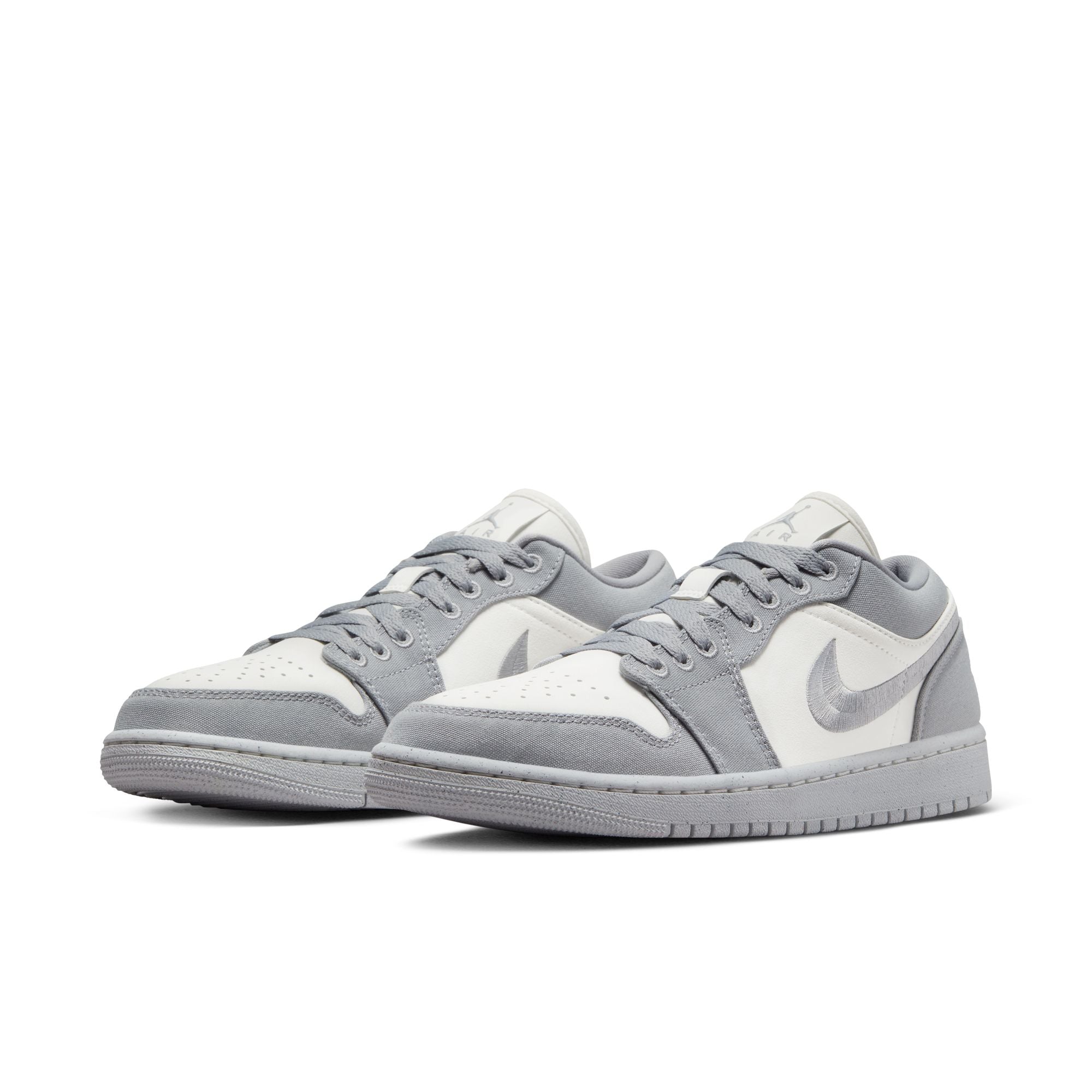 Nike Air Jordan 1 Low White Wolf Grey -- Brand New