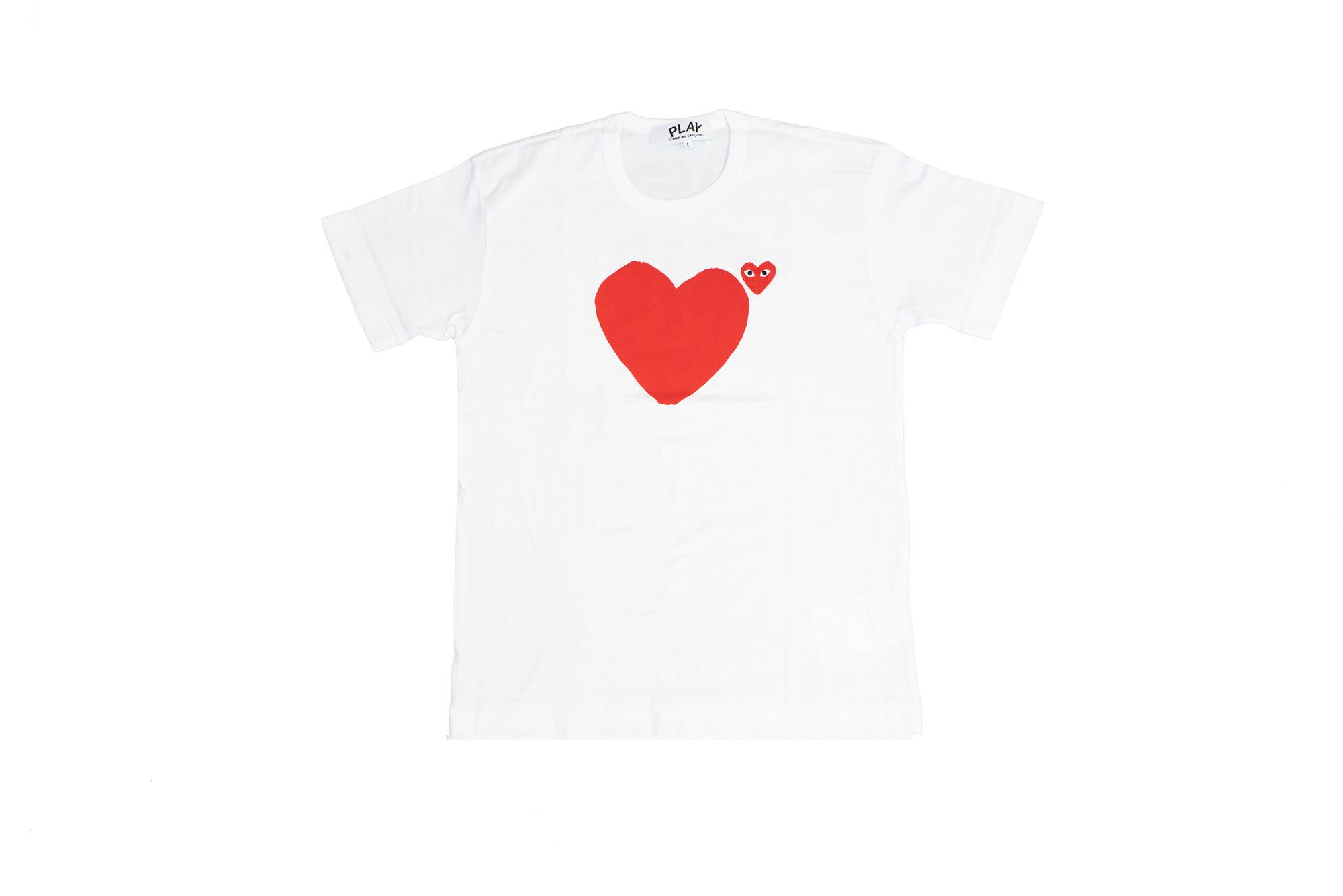 CDG Play Red Emblem No Eyes T-Shirt