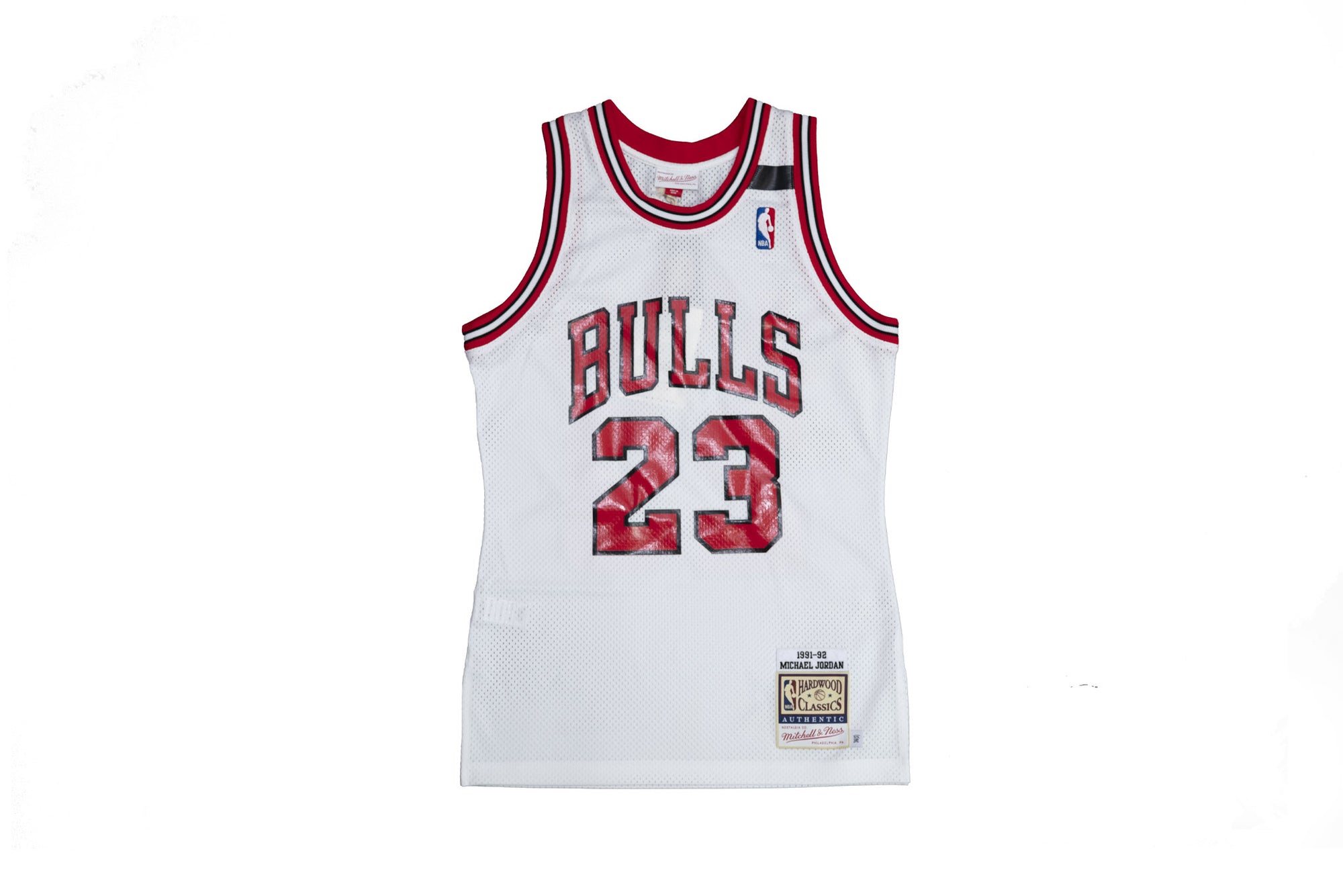 Mitchell & Ness Releases 1991-92 Michael Jordan The Shrug Chicago Bulls  Limited Edition Authentic Home Jersey