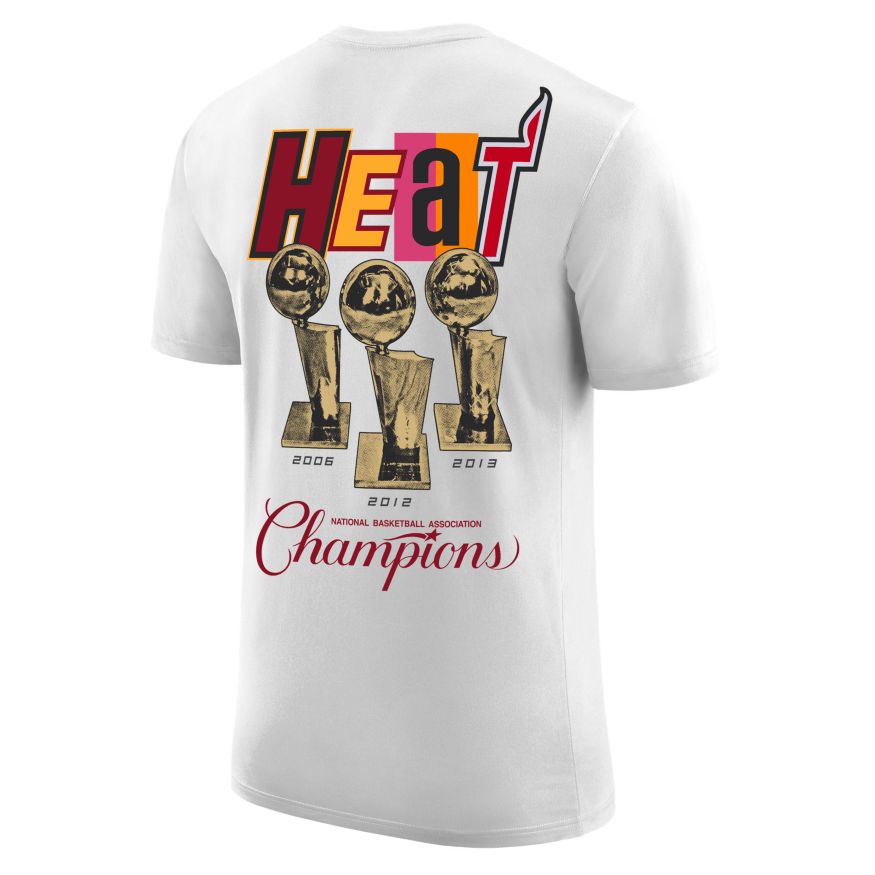 Miami Heat City Edition Men's Nike NBA Long-Sleeve T-Shirt.