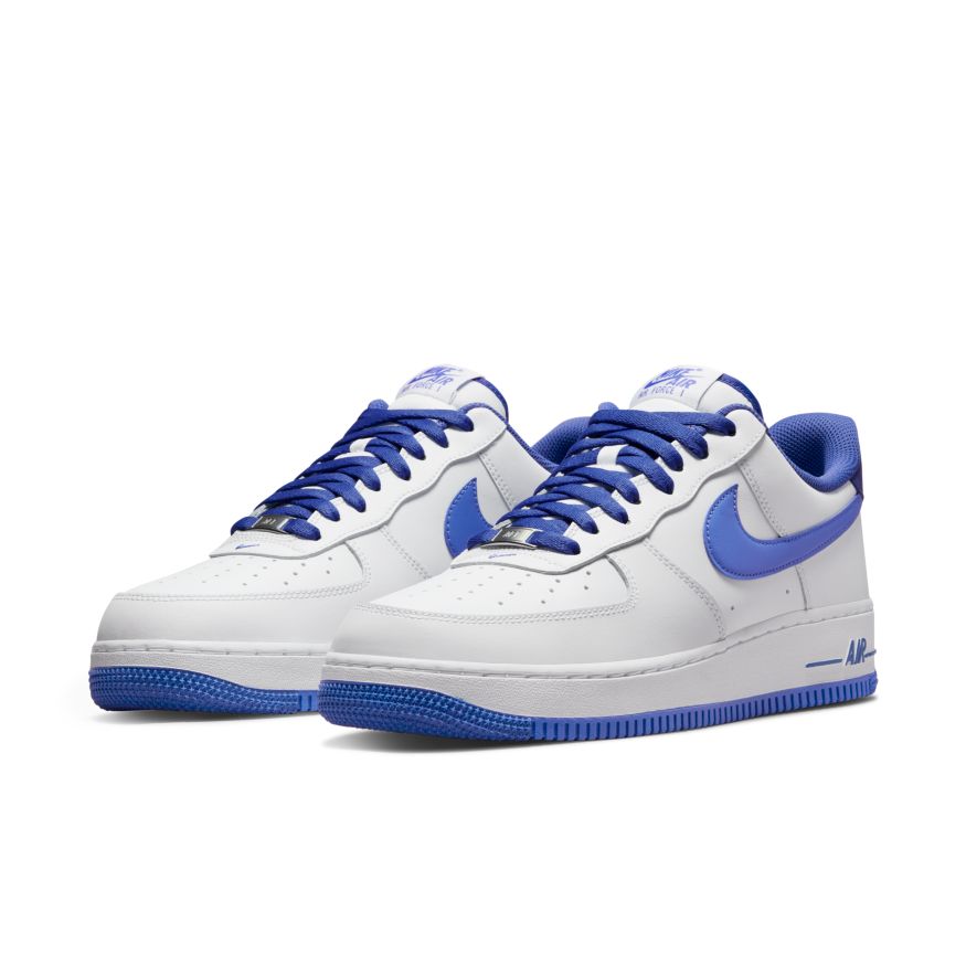 Nike Air Force 1 07 White Game Royal - Size 8 Men