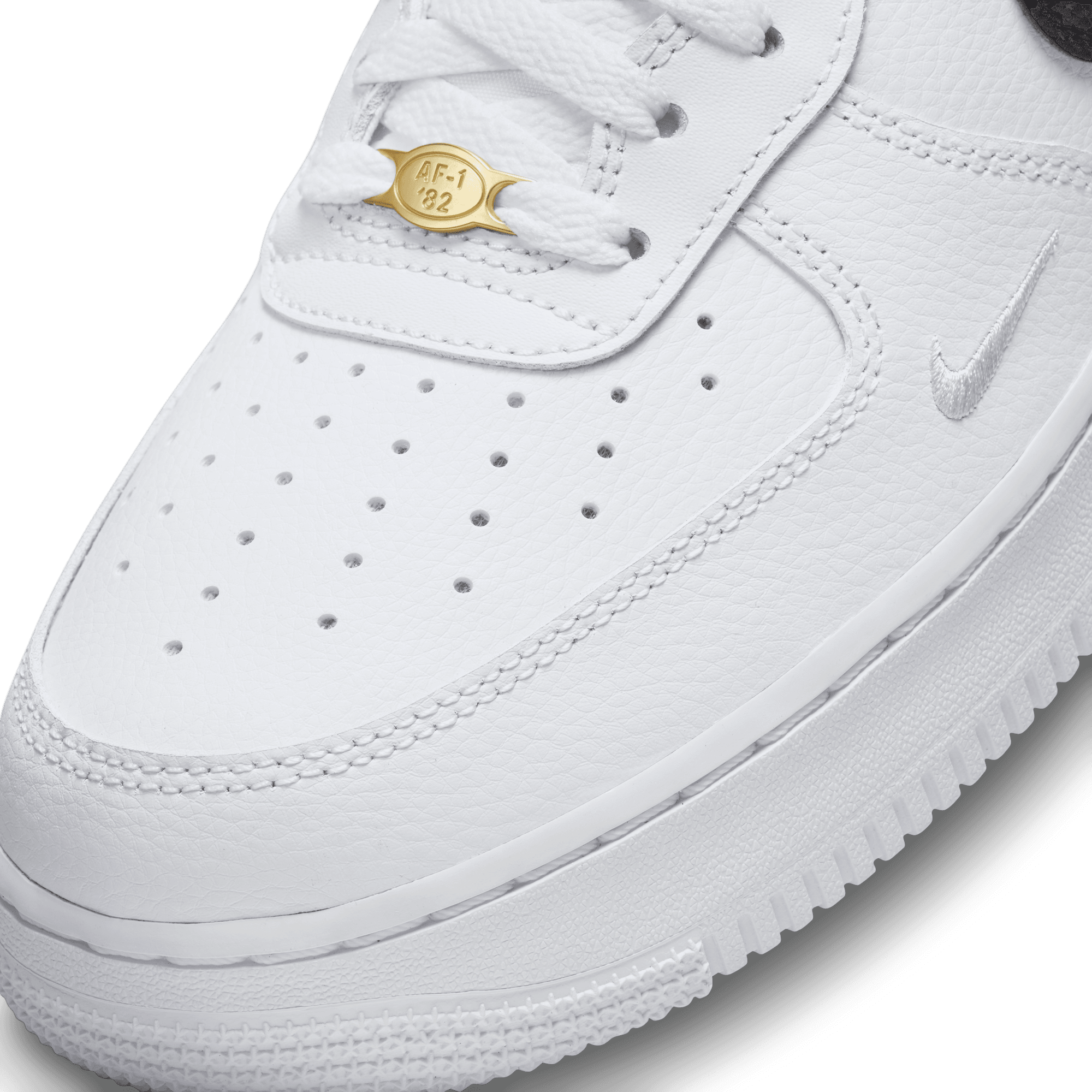 Nike Air Force 1 '07 LV8 White/Black-Metallic Gold-White