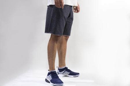 Nike AW77 French Terry Alumni Short  Color: Carbon Grey/White  Style Number: 836277-032
