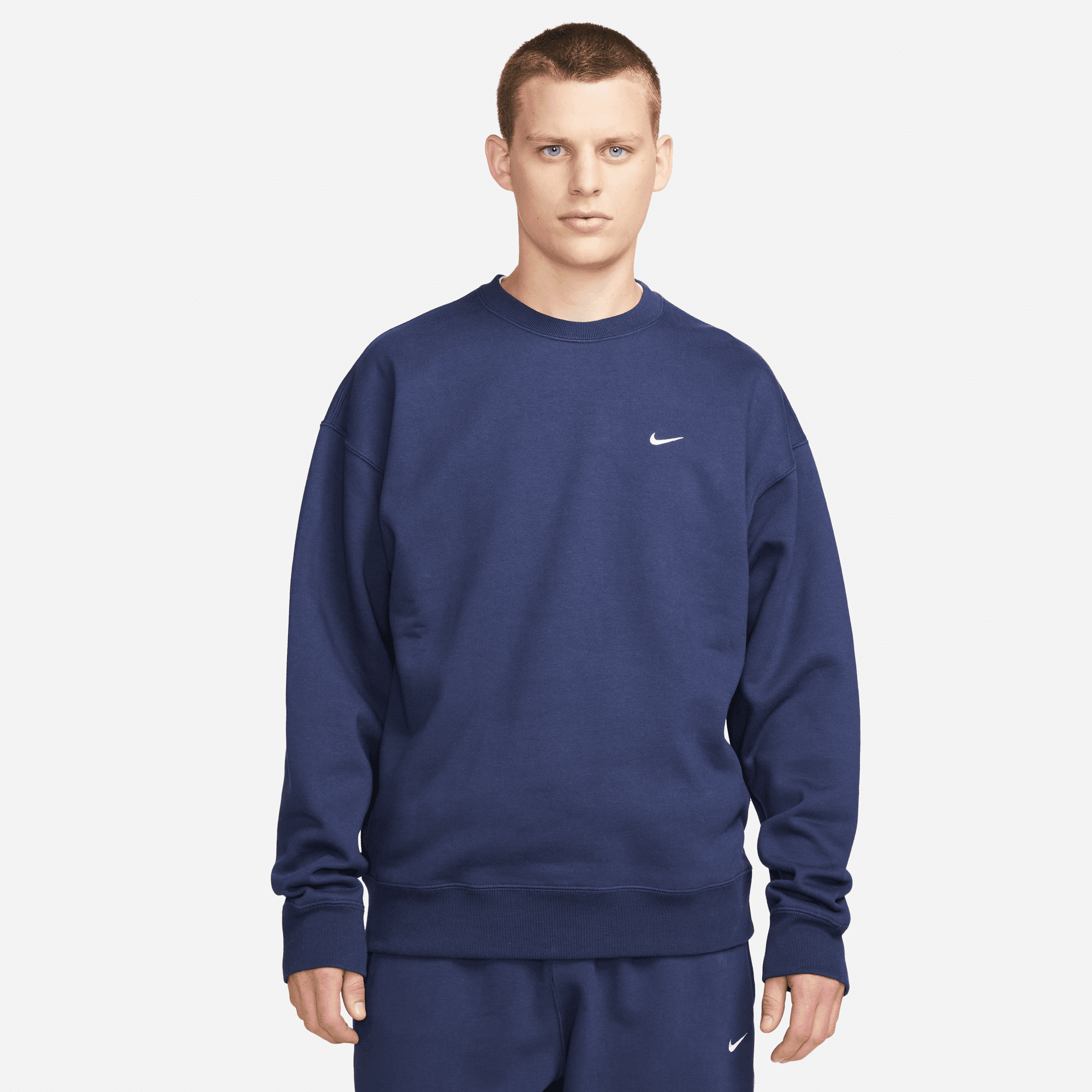 mens fleece crew nike