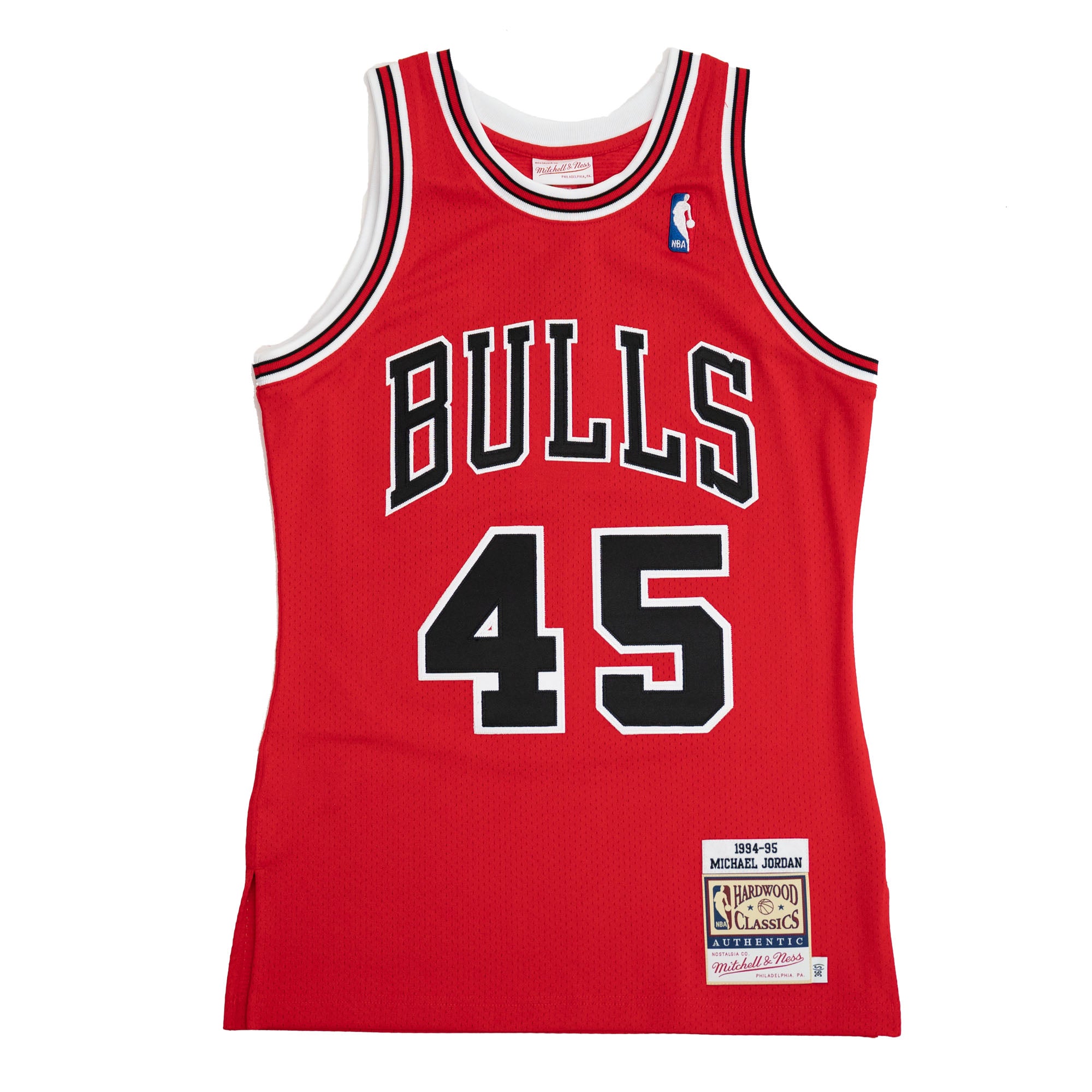 M&N Authentic NBA Chicago Bulls 1994-95 Michael Jordan Jersey