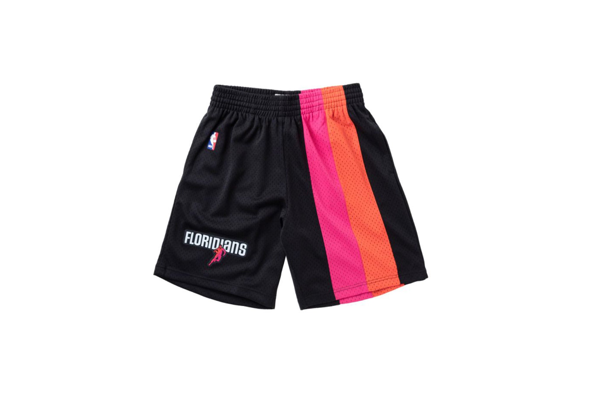 Mitchell & Ness NBA SWINGMAN SHORTS MIAMI HEAT 2005 Red/White