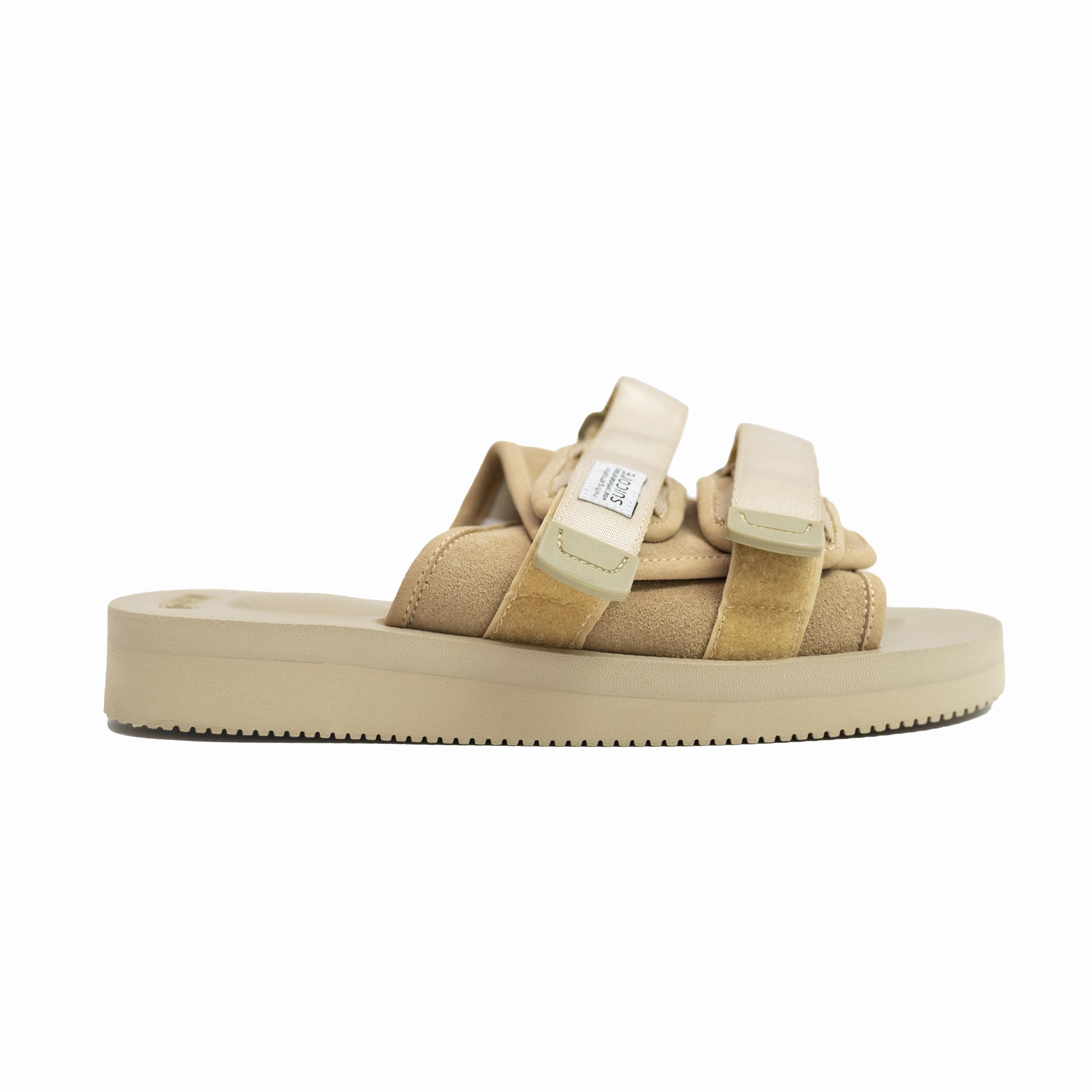 Suicoke Moto Beige Sandals – SoleFly
