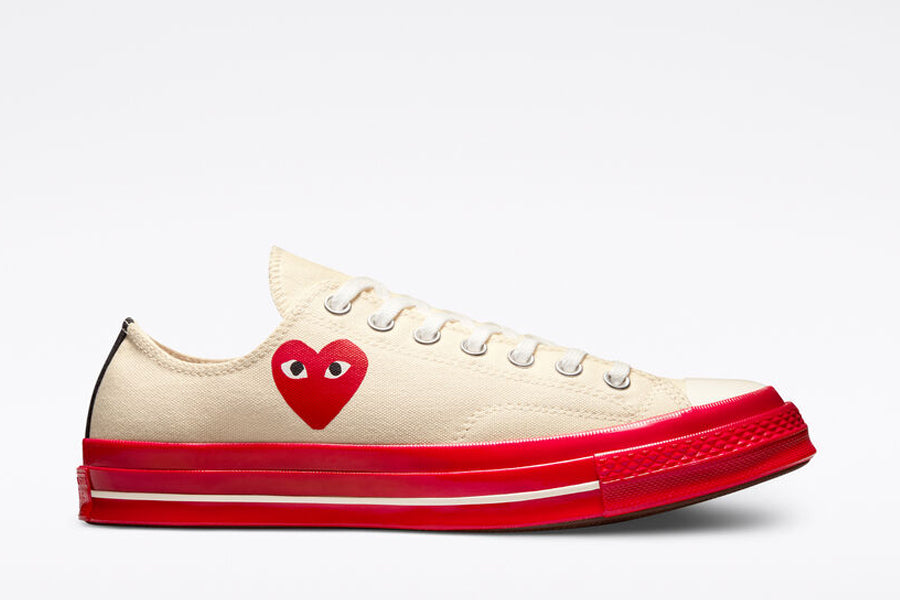 Comme des Garcons Play x Converse Chuck 70 High-Top Sneakers