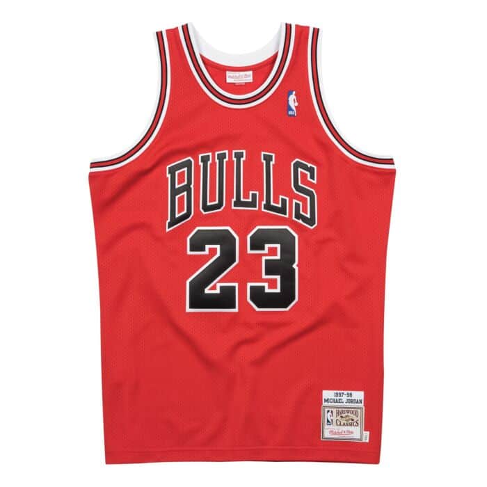 Mitchell & Ness Authentic Michael Jordan '97 Chicago Bulls Road Jersey
