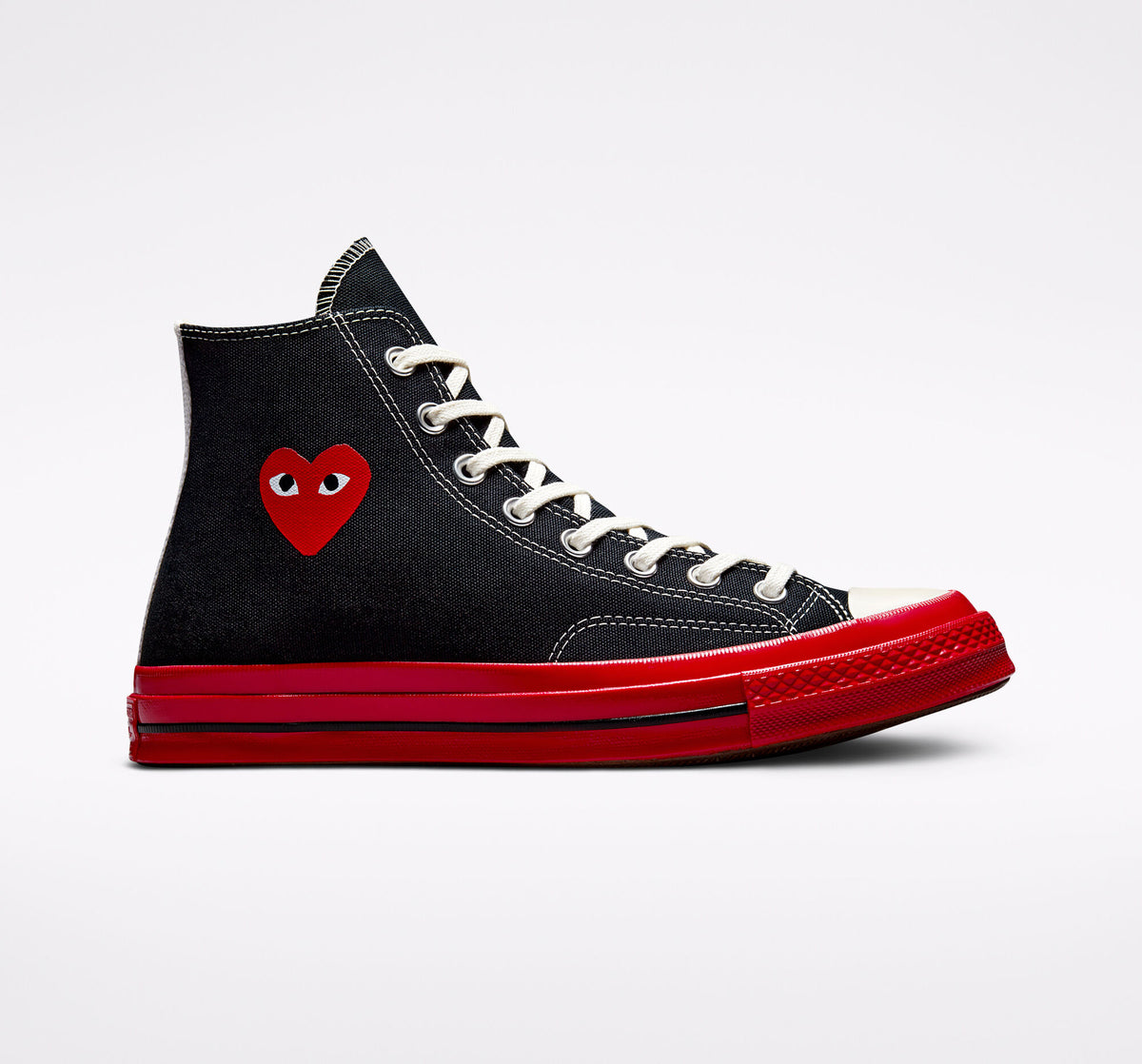 Converse Chuck Taylor 70 Play CDG High Single Heart – SoleFly display picture 1