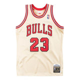 Mitchell & Ness Authentic 1995-96 Gold Chicago Bulls Michael Jordan Jersey